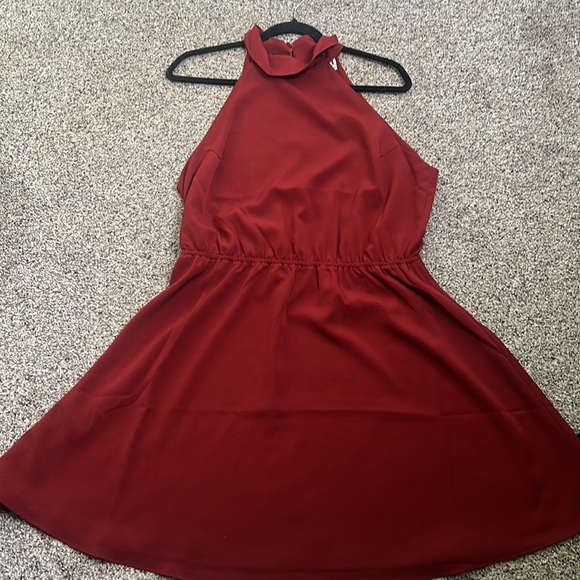 Haute hippie mini halter dress size L
